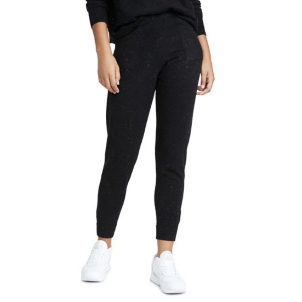525 America Women's Black Knit Sweater Stretch Joggers Athleisure New‎ Small